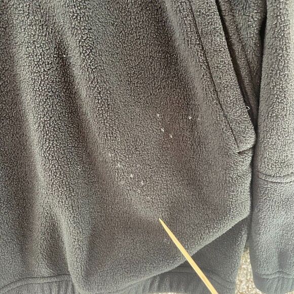 Laguna Beach California Sweatshirt Adult Medium Black Quarter Zip Fleece Preppy - Picture 6 of 11